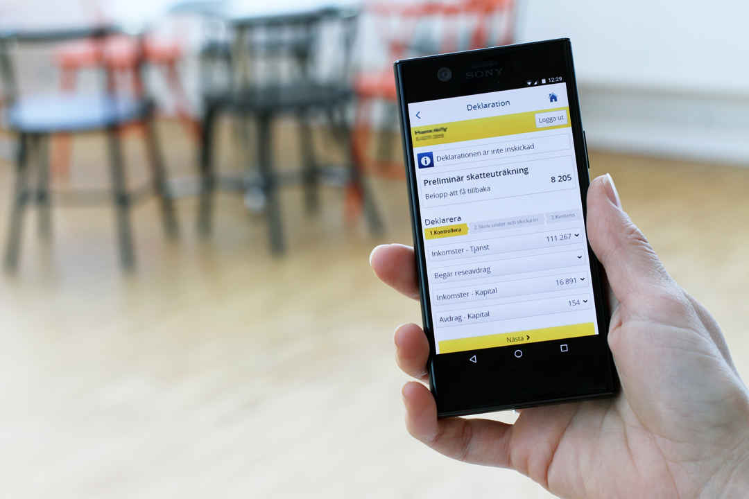 Skatteverkets deklarationsapp